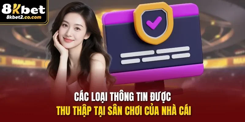 Các loại thông tin được thu thập tại sân chơi của nhà cái
